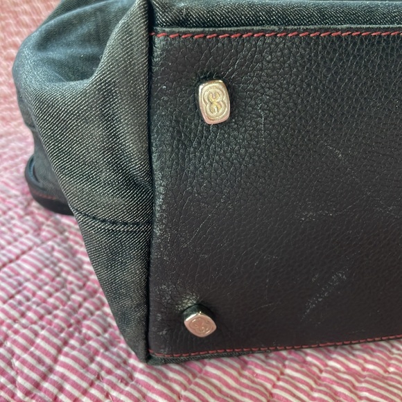 Escada Leather and Denim bag - Picture 4 of 7